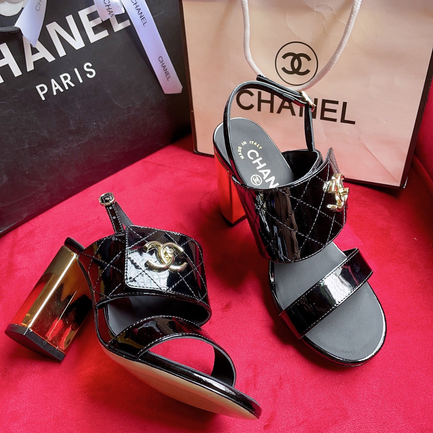 23 new butterfly high-heeled sandals SXC051105