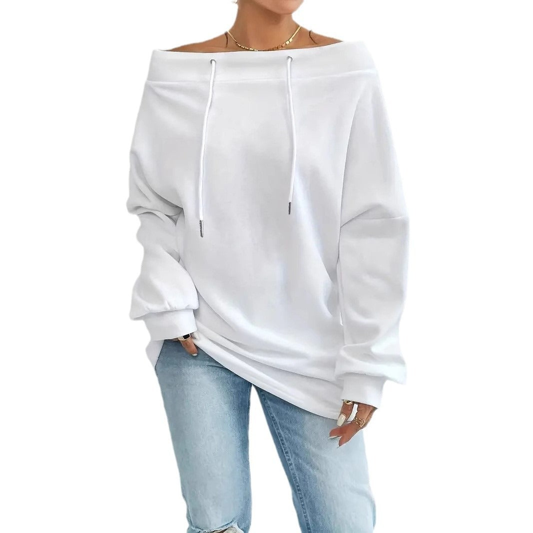 New Sexy Loose Top Sweatshirt For Women