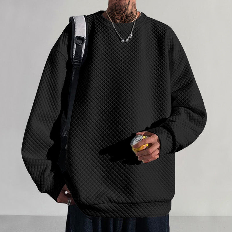 Men's small round-neck pullover