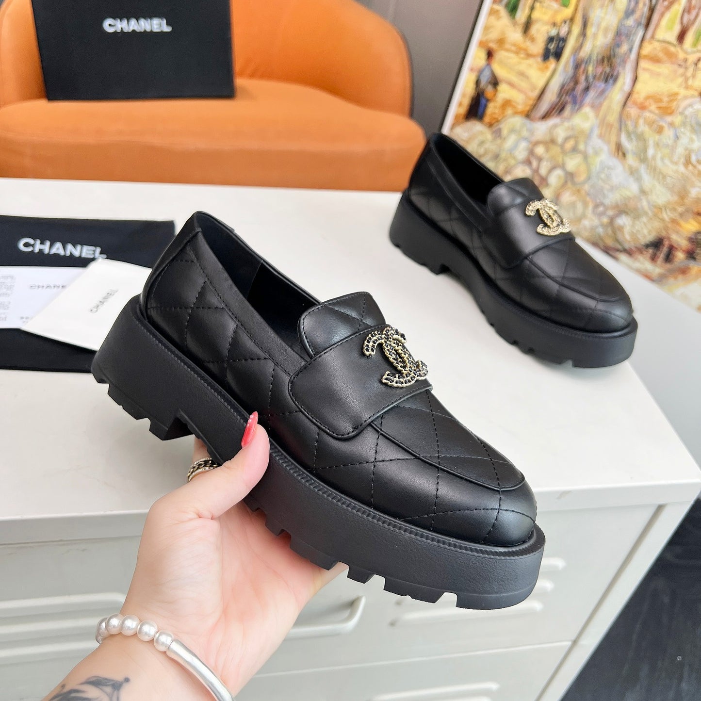 CNL fashionable leather loafers 0725082103
