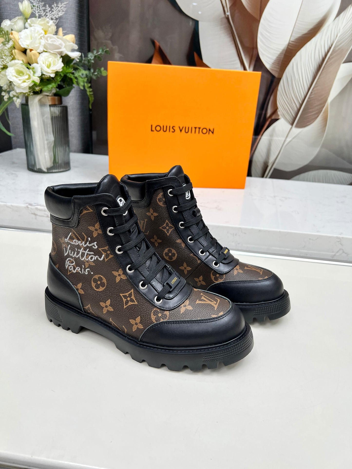 Lvv 25ss Autumn and Winter New Printed Women's boots 0725082101