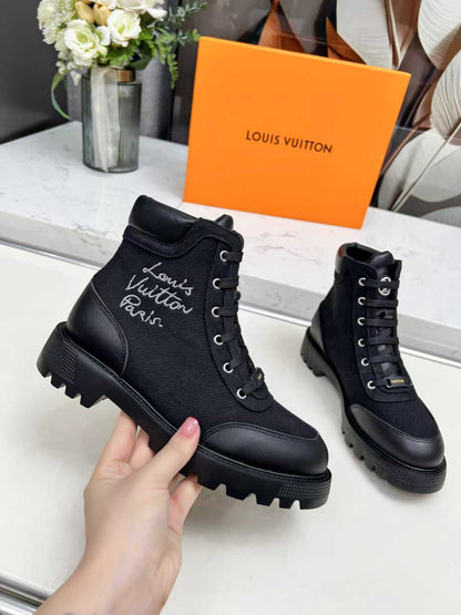 Lvv 25ss Autumn and Winter New Printed Women's boots 0725082101