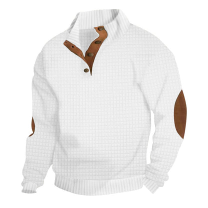 Casual stand-up collar long-sleeved knitted sportswear