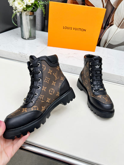 Lvv 25ss Autumn and Winter New Printed Women's boots 0725082101